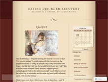 Tablet Screenshot of eatingdisorderrecovery.wordpress.com