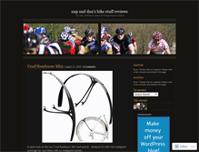 Tablet Screenshot of bikestuffreview.wordpress.com