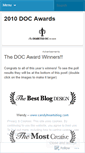 Mobile Screenshot of docawards.wordpress.com
