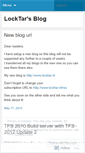 Mobile Screenshot of locktar.wordpress.com