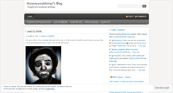Desktop Screenshot of honorarywelshman.wordpress.com