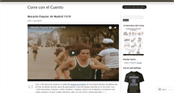 Desktop Screenshot of correconelcuento.wordpress.com