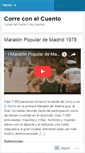 Mobile Screenshot of correconelcuento.wordpress.com