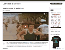 Tablet Screenshot of correconelcuento.wordpress.com