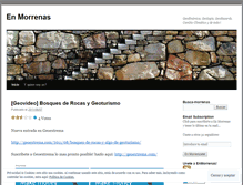Tablet Screenshot of enmorrenas.wordpress.com