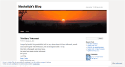 Desktop Screenshot of mashafidz.wordpress.com