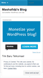 Mobile Screenshot of mashafidz.wordpress.com