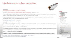 Desktop Screenshot of evolutioncomptable.wordpress.com