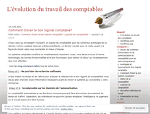 Tablet Screenshot of evolutioncomptable.wordpress.com
