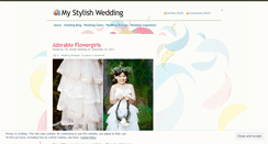 Desktop Screenshot of mystylishwedding.wordpress.com