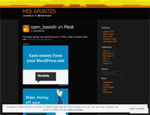 Tablet Screenshot of misapuntes.wordpress.com