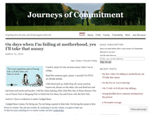 Tablet Screenshot of journeysofcommitment.wordpress.com