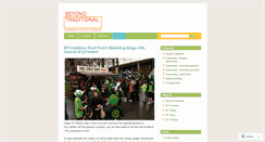 Desktop Screenshot of beyondtraditional.wordpress.com