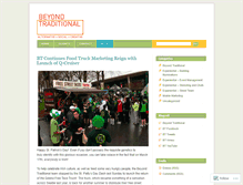 Tablet Screenshot of beyondtraditional.wordpress.com