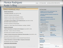 Tablet Screenshot of monicarodriguezayala.wordpress.com