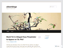 Tablet Screenshot of aileenblogs.wordpress.com