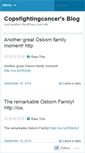 Mobile Screenshot of copsfightingcancer.wordpress.com