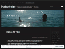 Tablet Screenshot of diariosdeviaje.wordpress.com