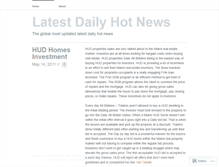 Tablet Screenshot of latestdailyhotnews.wordpress.com