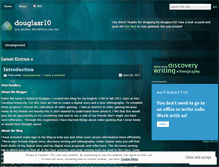 Tablet Screenshot of douglasr10.wordpress.com
