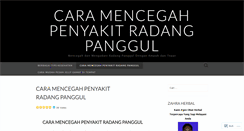 Desktop Screenshot of caramencegahradangpanggul.wordpress.com