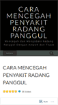 Mobile Screenshot of caramencegahradangpanggul.wordpress.com