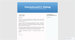 Desktop Screenshot of charleshowell3.wordpress.com