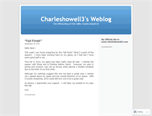 Tablet Screenshot of charleshowell3.wordpress.com