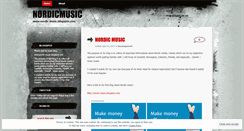 Desktop Screenshot of nordicmusic.wordpress.com