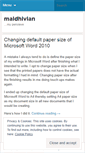 Mobile Screenshot of maldhivian.wordpress.com