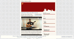 Desktop Screenshot of egitarrelernenonline.wordpress.com