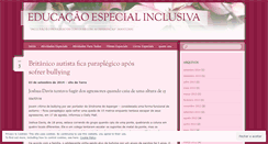 Desktop Screenshot of educacaoespecialinclusiva.wordpress.com