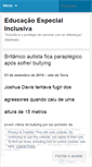 Mobile Screenshot of educacaoespecialinclusiva.wordpress.com