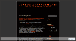 Desktop Screenshot of londonarrangements.wordpress.com