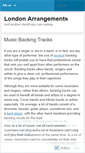 Mobile Screenshot of londonarrangements.wordpress.com