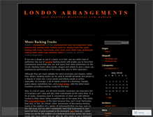 Tablet Screenshot of londonarrangements.wordpress.com