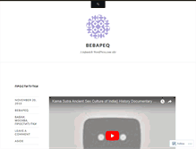 Tablet Screenshot of bebapeq.wordpress.com
