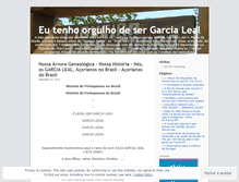 Tablet Screenshot of eusougarcialeal.wordpress.com