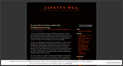 Desktop Screenshot of japetus.wordpress.com