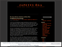 Tablet Screenshot of japetus.wordpress.com