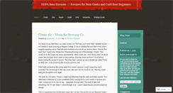 Desktop Screenshot of nepabeerreviews.wordpress.com