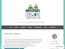 Tablet Screenshot of lexisworks.wordpress.com