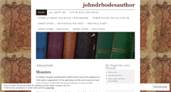 Desktop Screenshot of johndrhodesauthor.wordpress.com