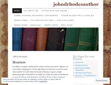 Tablet Screenshot of johndrhodesauthor.wordpress.com