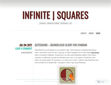 Tablet Screenshot of infinitesquares.wordpress.com