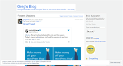 Desktop Screenshot of gregpress.wordpress.com