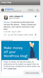 Mobile Screenshot of gregpress.wordpress.com