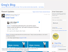 Tablet Screenshot of gregpress.wordpress.com