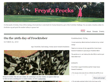 Tablet Screenshot of freyafrock.wordpress.com