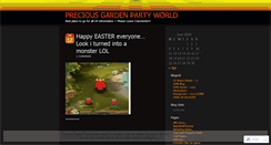 Desktop Screenshot of gardenpartyworldgame.wordpress.com